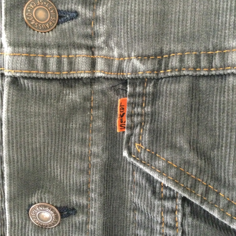 1970 Levis Orange Tab Corduroy Jacket - Picture 2 of 12